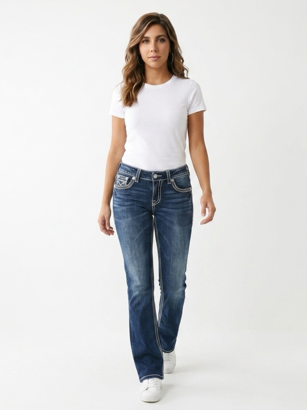 Women’s Silver Suki Straight Jeans